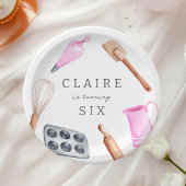 Kinderen Baking Birthday Bash | Meisjespartij Papieren Bordje