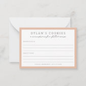 Kinderen Baking Birthday Bash | Neutrale ontvanger Notitiekaartje (Voorkant)