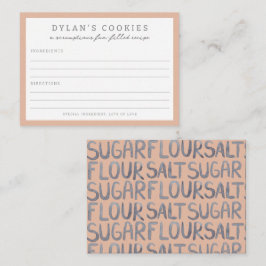 Kinderen Baking Birthday Bash | Neutrale ontvanger Notitiekaartje