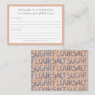 Kinderen Baking Birthday Bash   Neutrale ontvanger Notitiekaartje