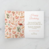 Kinderen Bakken Verjaardag Kaart (Binnen)
