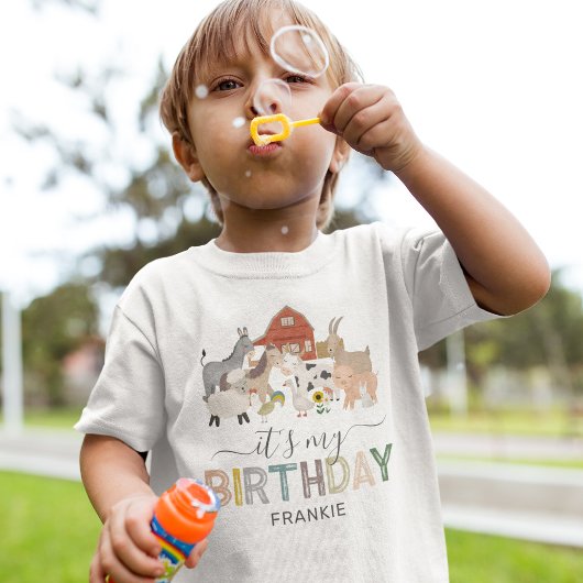 Kinderen Barnyard Het is mijn verjaardag Kinder Shirts