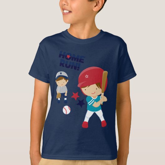 Kinderen Baseball T-Shirt (Voorkant)