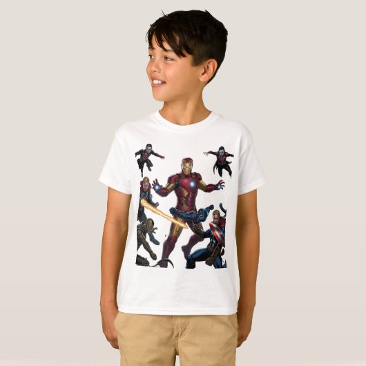 Kinderen Basic T-Shirt (Voorkant volledig)