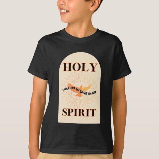 Kinderen Basic T-shirt: "HOLY SPIRIT T-shirt (Voorkant)