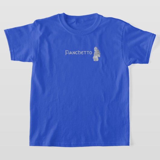 Kinderen basic T-shirt schaken (Laagn)