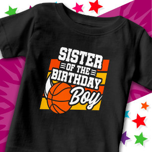 Kinderen Basketbal Feestje Zus van de Jarige Jonge