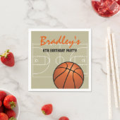 Kinderen Basketbal Verjaardagsfeestje Servet (Insitu)