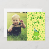 Kinderen Bedankt Lucky Frog Postkaart (Voorkant / Achterkant)