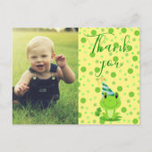 Kinderen Bedankt Lucky Frog Postkaart (Voorkant)