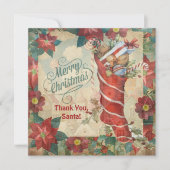 Kinderen Bedankt Sinterklaas Reactiekaart (Voorkant)