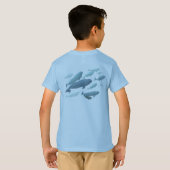 Kinderen Beluga Whale T-Shirt Kind Whale Art Shirt (Achterkant volledig)
