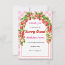 Kinderen Bes Zoete Verjaardag Platte Dankkaart