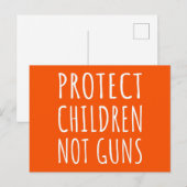 Kinderen beschermen, geen Pistolen - Pistool beëin Briefkaart (Voorkant / Achterkant)