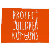 Kinderen beschermen, geen Pistolen - Pistool beëin Groot Cadeauzakje (Achterkant)