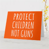 Kinderen beschermen, geen Pistolen - Pistool beëin Kaart (Gele Bloem)