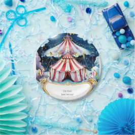 Kinderen betoverde Circus Verjaardag Papieren Bordje