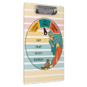 Kinderen bever, opossum, slangenkamp personalisere klembord (Rechts)