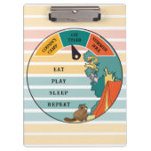 Kinderen bever, opossum, slangenkamp personalisere klembord (Voorkant)