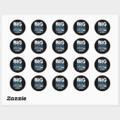 Kinderen Big Brother Loading 2026, Bevorderd Tot G Ronde Sticker (Vel)