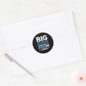 Kinderen Big Brother Loading 2026, Bevorderd Tot G Ronde Sticker (Envelop)