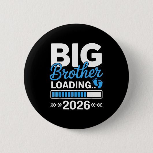 Kinderen Big Brother Loading 2026, Gepromoveerd Na Ronde Button 5,7 Cm (Voorkant)