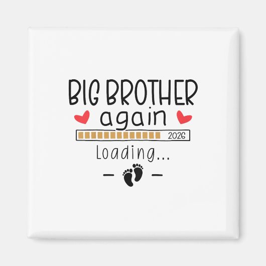 Kinderen Big Brother Weer Geschat 2026 - 3e Baby Z Magneet (Voorkant)