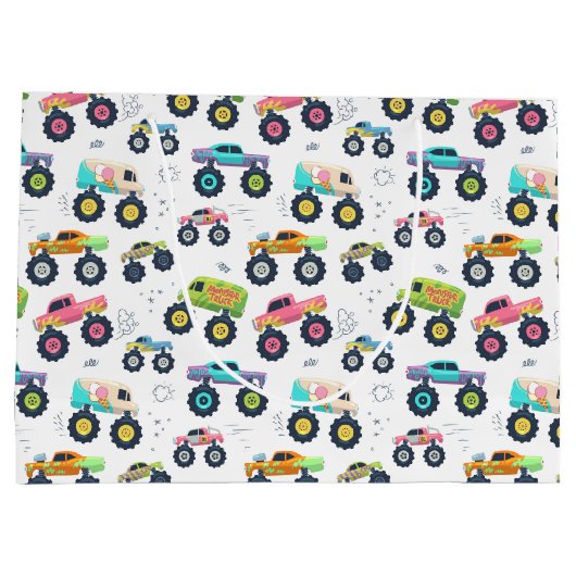 Kinderen: Big Wheel Car. Groot Cadeauzakje (Achterkant)