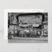 Kinderen bij de films, 1925 briefkaart (Voorkant / Achterkant)