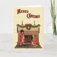 Kinderen bij de open haard door Jessie Willcox Smi