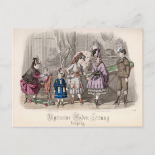 Kinderen bij het spelen briefkaart