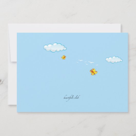 Kinderen bij Play Invitation Kaart (Achterkant)