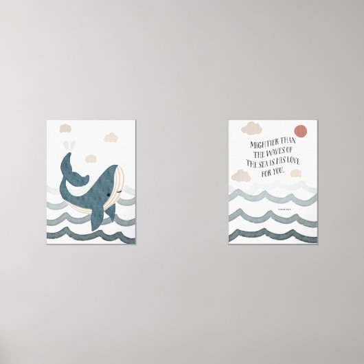 Kinderen Bijbelvers kust set van 2 poster (Voorkant)