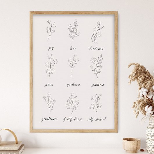 Kinderen Bijbelvers Schrift Poster Boho Bijbel Muu