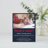 Kinderen Bijles Flyer (Staand voorkant)
