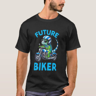 Kinderen Biker Motorfiets Rijden Leguaan Jongens T-shirt
