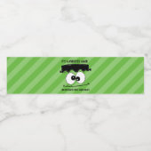 Kinderen Birthday Halloween Party Labels, Frankens Waterfles Etiket (Enkel label)