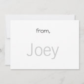 Kinderen Birthday Party Bedankt kaarten Aangepast  (Achterkant)