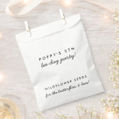 Kinderen Birthday Party | Wilde bijenbloemzaad Bedankzakje (Geknipt)