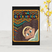 Kinderen Black History Month Afro Liefde Afrika Am Kaart (Gele Bloem)