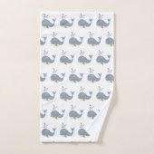 KINDEREN BLAUWE WITTE WALKAMERBATHROOM TOWEL SET BAD HANDDOEK (Handdoek)