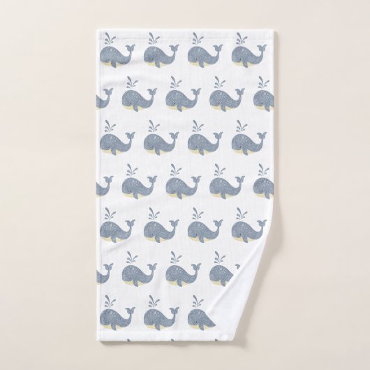 KINDEREN BLAUWE WITTE WALKAMERBATHROOM TOWEL SET BAD HANDDOEK (Handdoek)