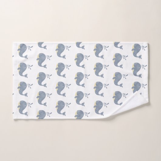 KINDEREN BLAUWE WITTE WALKAMERBATHROOM TOWEL SET BAD HANDDOEK (Handdoek)