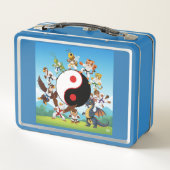 Kinderen Blue Lunch Box (Achterkant)