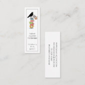 Kinderen Boek Schrijver Auteur Bladwijzer Mini Visitekaartje (Voorkant / Achterkant)