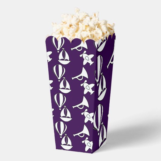 Kinderen Boot Vliegtuig Popcorn Bedankdoosjes (Popped)