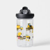 Kinderen Bouw Graafmachine Waterfles (Voorkant)