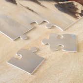 Kinderen Bouwen van een zandkasteel op het strand Legpuzzel (Zijkant)