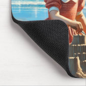 Kinderen Bouwen van een zandkasteel op het strand Muismat (Hoek)