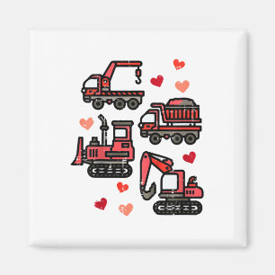 Kinderen Bouwtruck Ik Graaf Jou Grappig Kinderen J Magneet